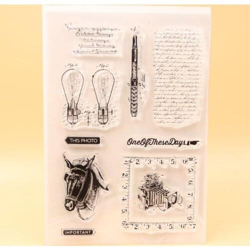 KLJUYP Clear Stamps Scrapbook Paper Craft Clear stamp scrapbooking 426