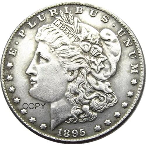 US 1895-S Morgan Dollar Silver Plated Copy Coin
