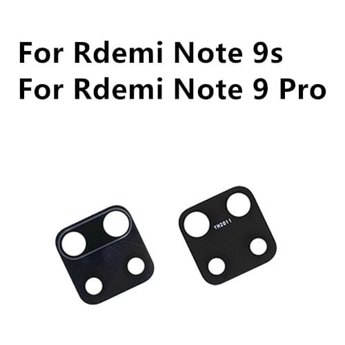 2pcs for Xiaomi Redmi Note 9s Back Rear Camera Glass Lens For Redmi Note 9 Pro Main Camera Glass Lens Replacement Repair Part