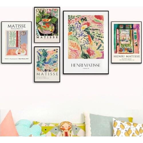 Vintage Henri Matisse Retro Posters And Prints Abstract Landscape Wall Art Canvas Painting Pictures For Living Room Home Decor