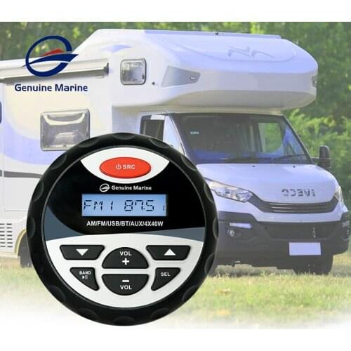 Waterproof Marine Stereo Bluetooth Radio Motorcycle Yacht System FM AM Boat Car MP3 Player For SPA ATV UTV