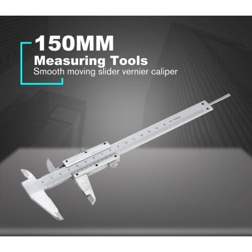 150MM Mini Gauge Measurement Stainless Steel Sliding Vernier Caliper Tool Ruler 6inch Micrometer Measuring Tools