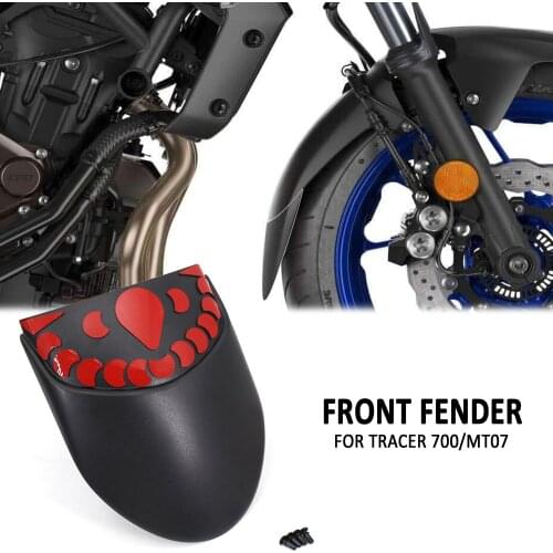 2020 2021 For Yamaha Tracer 700 Front Wheel Fender Motorcycle Rear Extension Fender Mudguard For Yamaha MT07 MT-07 2018 2019