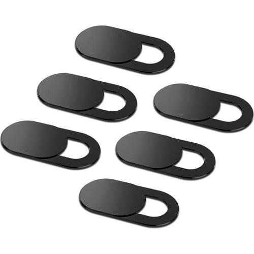 6pcs WebCam Cover Shutter Plastic Slider Universal Camera Cover for Web Laptop iPad PC Macbook Tablet Lenses Privacy Sticker