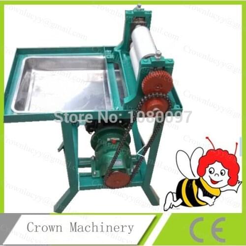 86*310mm electric Beeswax foundation coining mill machine;Machine make beeswax sheets