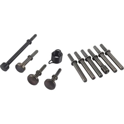 Promotion! 5 Pcs Air Hammer Pneumatic Chisel Bits Tools Kit & 7 Pcs Duty Smoothing Pneumatic Air Rivet Hammer Tools Kit