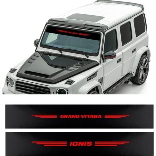 Car Decoration Front Rear Windshield Stickers Decals For Suzuki Swift SX4 Jimny Ignis Alto Samurai Baleno Grand Vitara HUSTLER