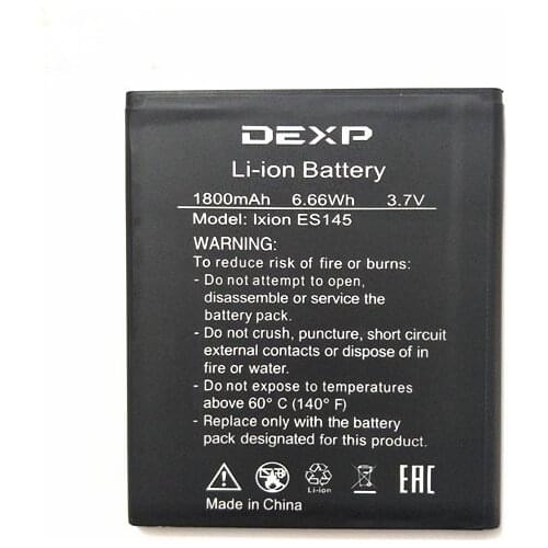 B-TAIHENG High Quality 3.7V 1800mAh DEXP IXION ES145 Battery for DEXP IXION ES145 mobile phone in stock