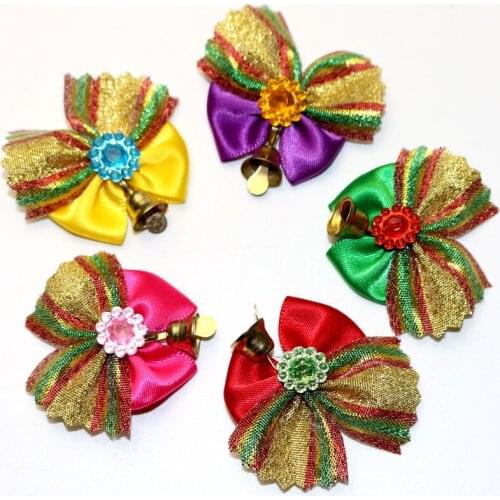 Free shipping Santa pet dog hairpin Teddy small dog headwear pet hair accessories 50pcs/lot