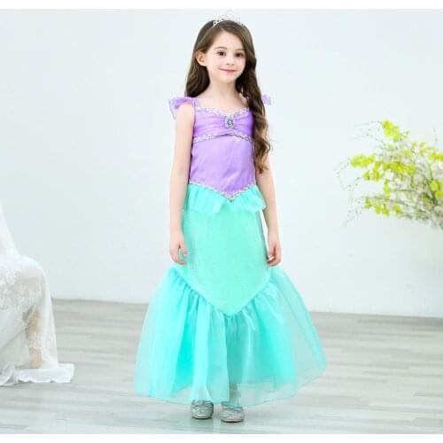 Halloween Cosplay Childrens Mermaid Princess Dress Girl Mermaid Costume Princess Dress Dress Dress