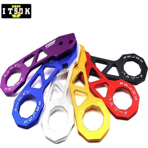 Hot Sale Anodized Universal Rear Tow Hook Billet Aluminum JDM Racing Style Car Trailer Loop Auto Modification