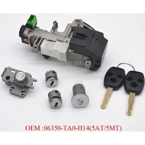 Competitive Price Auto Spare Parts Full car Lock assy Standard OEM 06350-TA0-H14(5AT/5MT) For Hon da accord 08-11Model Cars