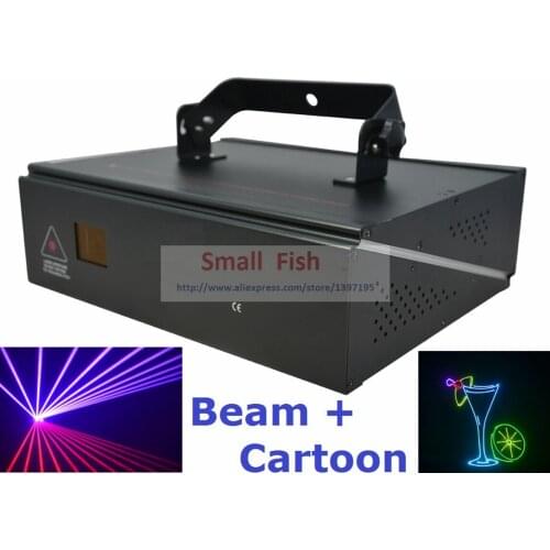 DMX+ILDA+2D Multi Color 1W RGB Beam Animation Laser Light / DJ Lights / Stage Lighting / Laser projector Disco Effect Machine