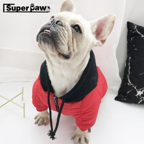 Fashion Pet Down Jacket Coat Winter Warm Dog Clothes for Small Medium Dogs French Bulldogi Pug Dropshipping Costume GKC39
