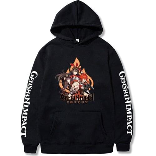 Wholesale Genshin Impact Cosplay Hoodies Sweatshirts Men/Womens Streetwear Pullover Unisex winter Tracksuit Clothes Oversize