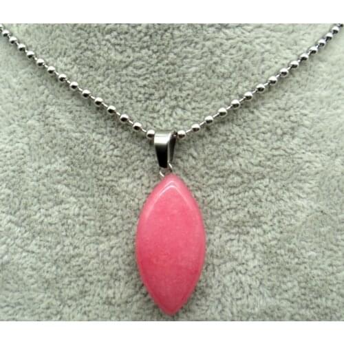 34*16mm Natural Stone Horse eye Quartz crystal Opal aventurine Pendant for diy Jewelry making necklace Accessories wholesale