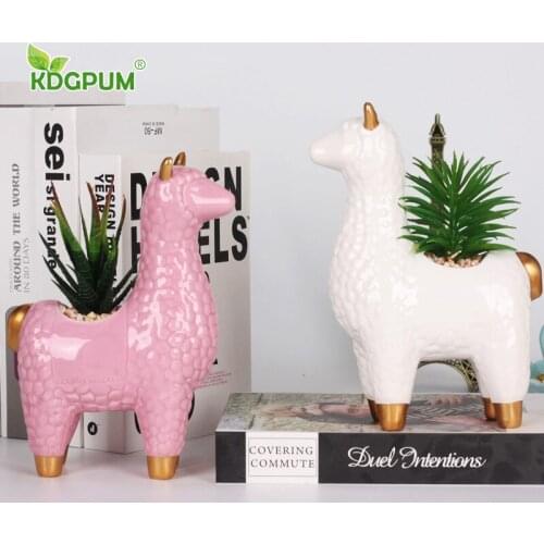 Modern Handmade Ceramic Vase Animal Glazed Pottery Flower Stand Can Be Hydroponic Nordic Home Decoration Ornaments