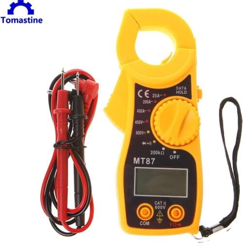 Tomastine Multimeter Voltmeter Digital Clamp Meter Current Clamp AC DC Ammeter Multi-function Diode Fire Wire Tester Clamp Meter