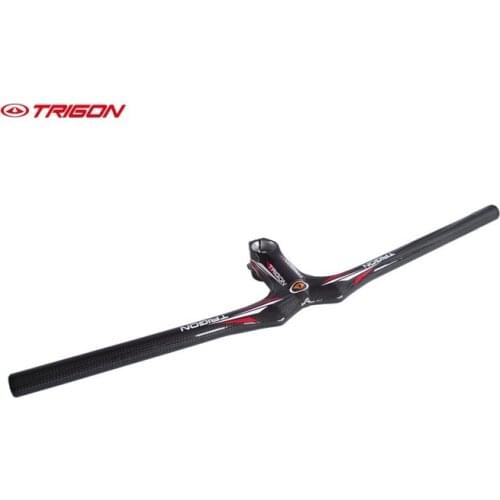 TRIGON HB110 MTB full carbon fiber moutain bike bicycle handlebar flat horizontal carbon bar 580mm*80mm/90mm black