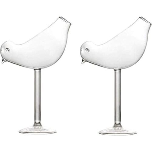 150Ml Creative Bird Shape Cocktail Goblet Glass Personality Molecular Smoked Modelling Glass Fantasy Wine Goblet