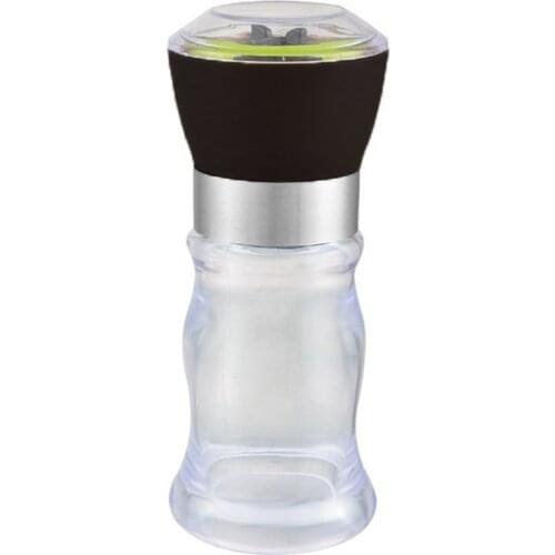 2 In 1 Manual Pepper Grinder Plastic Manual Pepper Salt Spice Mill Grinder Seasoning Bottle for Kitchen Hand Grinding Gadgets