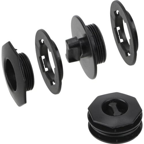 4x Universal Anti-slip Mat Car Fixing Carpet Knob Clip Bracket Sleeve Black Carpet Slot Fixing Clip Car Accessories