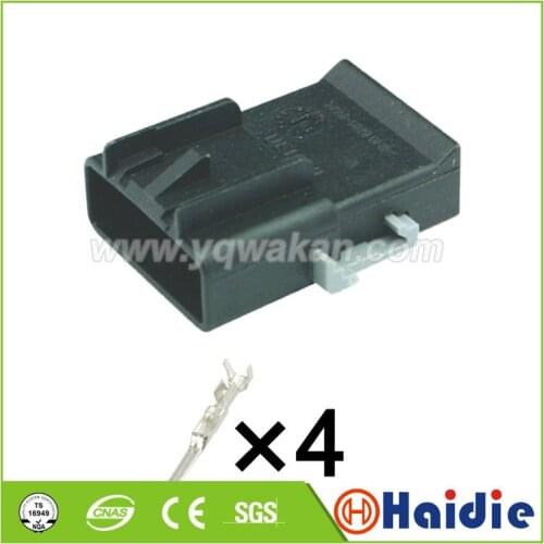 Free shipping 2sets 4Pin Auto etctric cable plug wiring harness connector 15326890