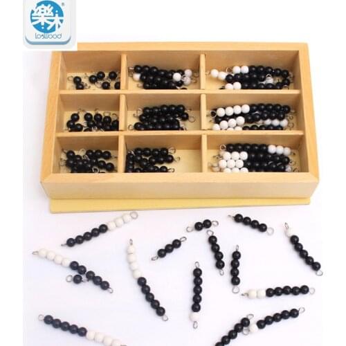 Kids toys Montessori Educational Wooden Toy Black white Board Beads Math Toys Early Childhood Preschool Training Learning Toys