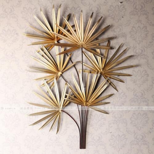 American country pastoral style home plants and flowers, wrought iron decorative wall living room background wall restaurant wal