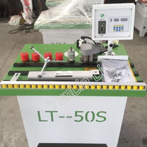 Double-sided Adhesive Woodworking Edge Bander Manual Microcomputer Panel Furniture Edge Banding Machine Cabinet Plate Sticker