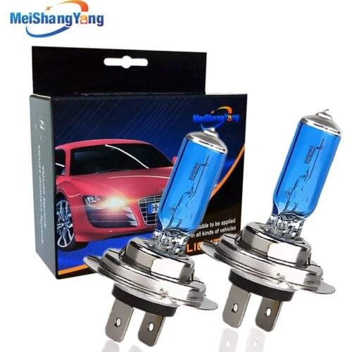 2pcs 12V 100W H1 H3 H4 H7 H8 H11 9005 HB3 9006 HB4 9004 9007 Halogen Headlight Bulbs Auto Headlamp Car Lights