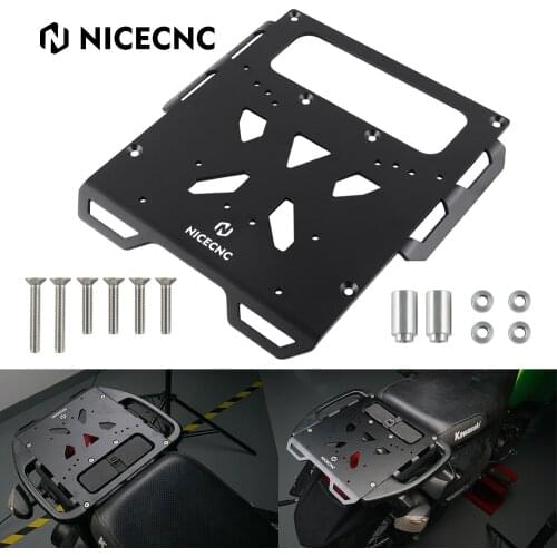 For Kawasaki KLR650 KLR 650 2008-2018 2009 2010 2011 2012 2013 2014 2015 Motorcycle Rear Luggage Bracket Rack Carrier Plate Kit