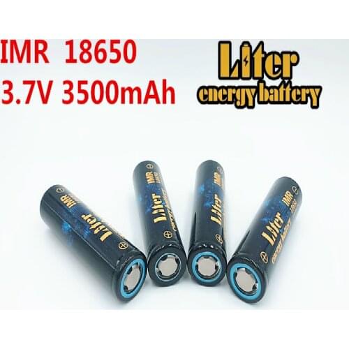 Liter energy battery 5PCS IMR18650 3.7V 4.8A 3500MAH 18650 Li-ion rechargeable battery for tablet pc 7-9 inch