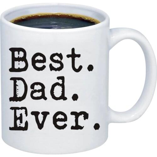 Best Dad Ever 350ml Ceramic Creative Cup Tea Coffee Father Papa Gift Mug