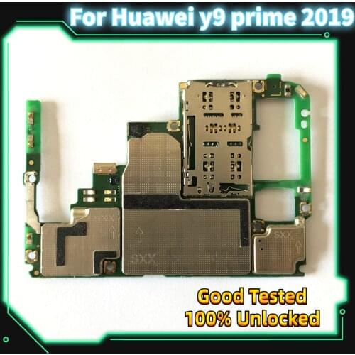 For HUAWEI Y9 prime 2019 STK-L21 Motherboard 64GB 128GB 100% Tested Logic Board For HUAWEI Y9 prime Mainboard WIth Full Chips