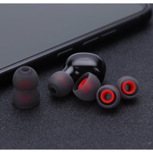 Non-toxic Wireless In Ear Earphone Eartips 6pcs Comfortable Silicone Elastic Earbuds Replacement Universal for KZ LZ A4 DZ9