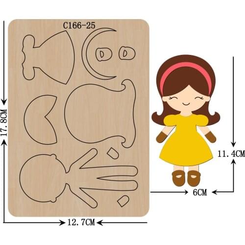 New princess Wooden die Scrapbooking C-166-25 Cutting Dies