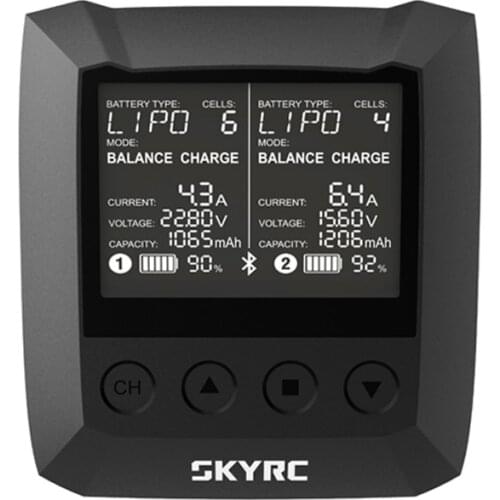 Origina SKYRC B6 Nano Duo 2X100W 15A AC Bluetooth Smart Battery Charger Discharger Support SkyCharger APP