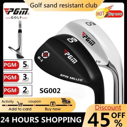PGM Golf Clubs Sand Bar Cut Rod CNC Face Groove Stainless steel Golf Wedges Club Occupation Shaft /Cutter/Wedge 50-64 Degree