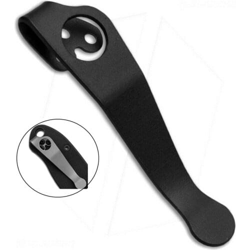 Durable C223 Alloy CNC Pocket Clip Back Clamp For Spyderco Para3 Ti C81