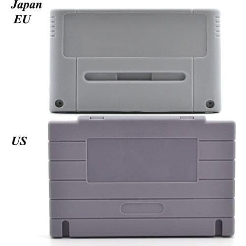 Game Cartridge Replacement Plastic Shell For SNES game Console card 16bit game card shell ( US/JP/EU Version )