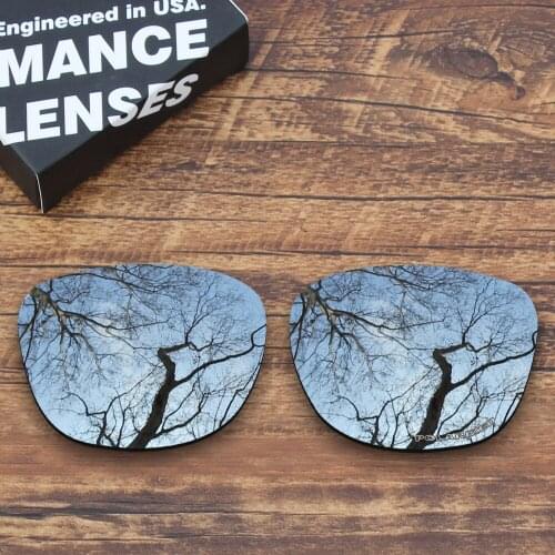 ToughAsNails Resist Seawater Corrosion Polarized Replacement Lenses for Oakley Trillbe X Sunglasses Metallic Silver