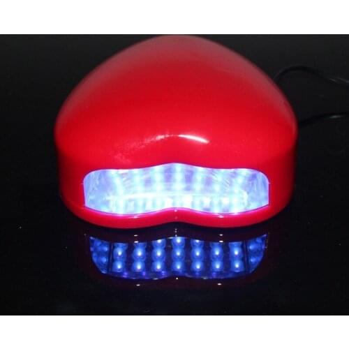 Heart Shape UV Lamp 3W EU Plug 220V Professional UV Nail Lamp Led Light Dryer Nail Art Tools