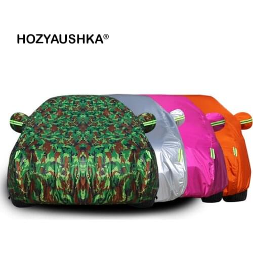 Car jacket Oxford camouflage sunscreen rainproof heat insulation car cover thickened special four seasons car cover sunshade