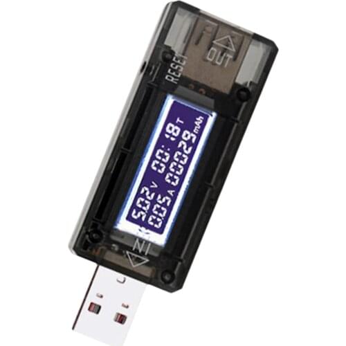 USB Tester DC Power Meter 3V-9V Digital Voltmeter Voltimetro Volt Meter Power Bank Wattmeter Voltage Tester Doctor Detector