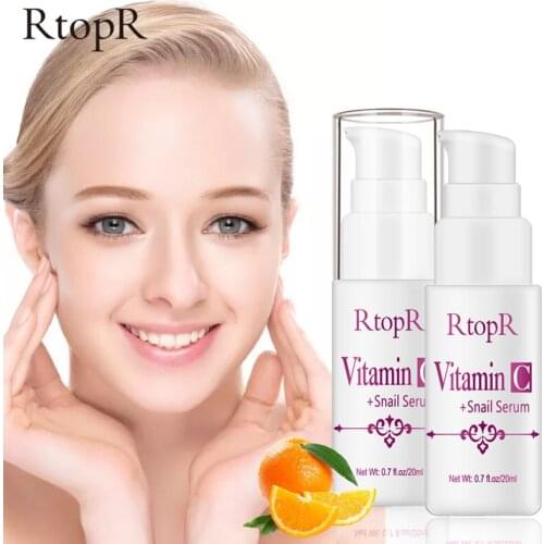 VitaminC Snail Repair Serum Anti Wrinkle Firming Bright Skin Serum For Face Ance Treatment Snail VC Collagen lotion