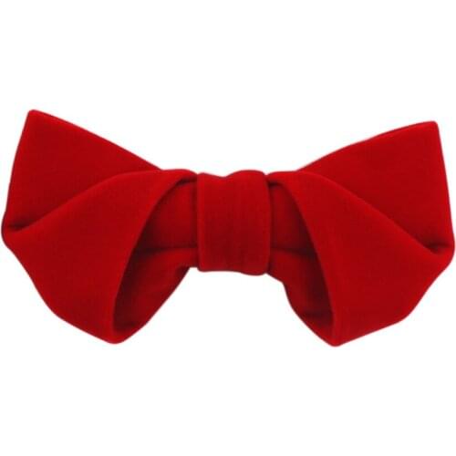 Gold Velvet Bow Tie High-grade Mens Cocktail Party Wedding Tuxedo Accessories Gentleman Banquet Velvet Bowtie