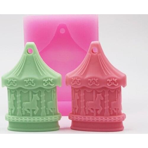 1pc Cake Baking Tools Silicone Soap Molds DIY Cakes Mould Gypsum Pendant