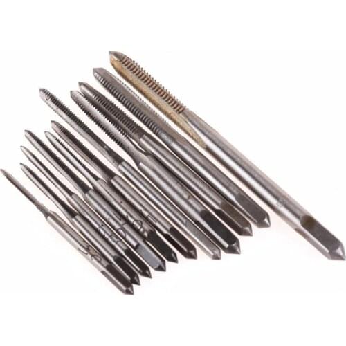 10Pc Mini Taps Die Suit 11 Piece Set DIY Miniature Thread Tap Tap Set M1-3.5