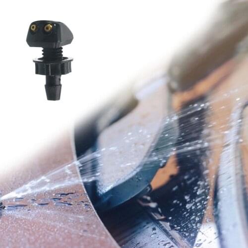 2Pcs Car Windscreen Washer Water Spray Jet Nozzle For Volvo Volkswagen Car Accessories Car Washer Outlet Wiper Nozzle Adjustment